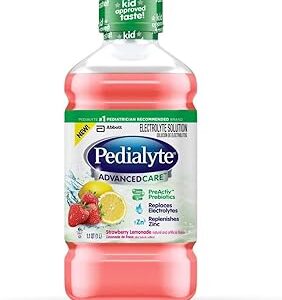 Pedialyte AdvancedCare Electrolyte, Strawberry Lemonade, 1 Liter