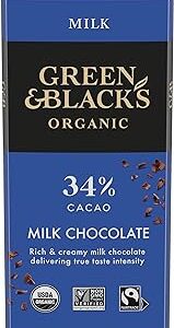 Green & Black's Milk Chocolate, 3.17oz bar