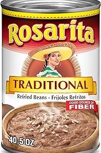 Rosarita Traditional Refried Beans, 8/16 oz
