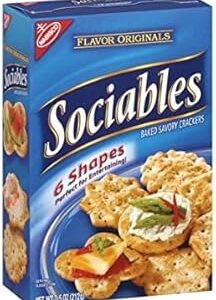 Nabisco Sociables Snack Crackers, 7.5oz