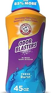 ARM & HAMMER Odor Blasters In-Wash Scent Booster, Laundry Scent Booster Fresh Burst Scent, 45oz