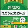 Ticonderoga Pre-Sharpened Pencil, HB #2, Yellow Barrel, 30ct. - Image 2