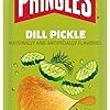 Pringles Potato Crisps Chips, Dill Pickle, 5.5oz canister - Image 2