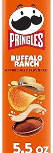 Pringles Potato Crisps Chips, Buffalo Ranch, 5.5oz canister