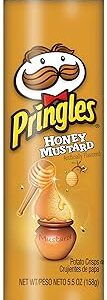 Pringles Potato Crisps Chips, Honey Mustard, 5.5oz canister